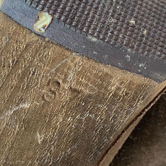 Sanita Lola Mae Brown Suede Leather Danish Clog Heeled Boots EU 37 US 6.5 7 - Picture 8 of 12